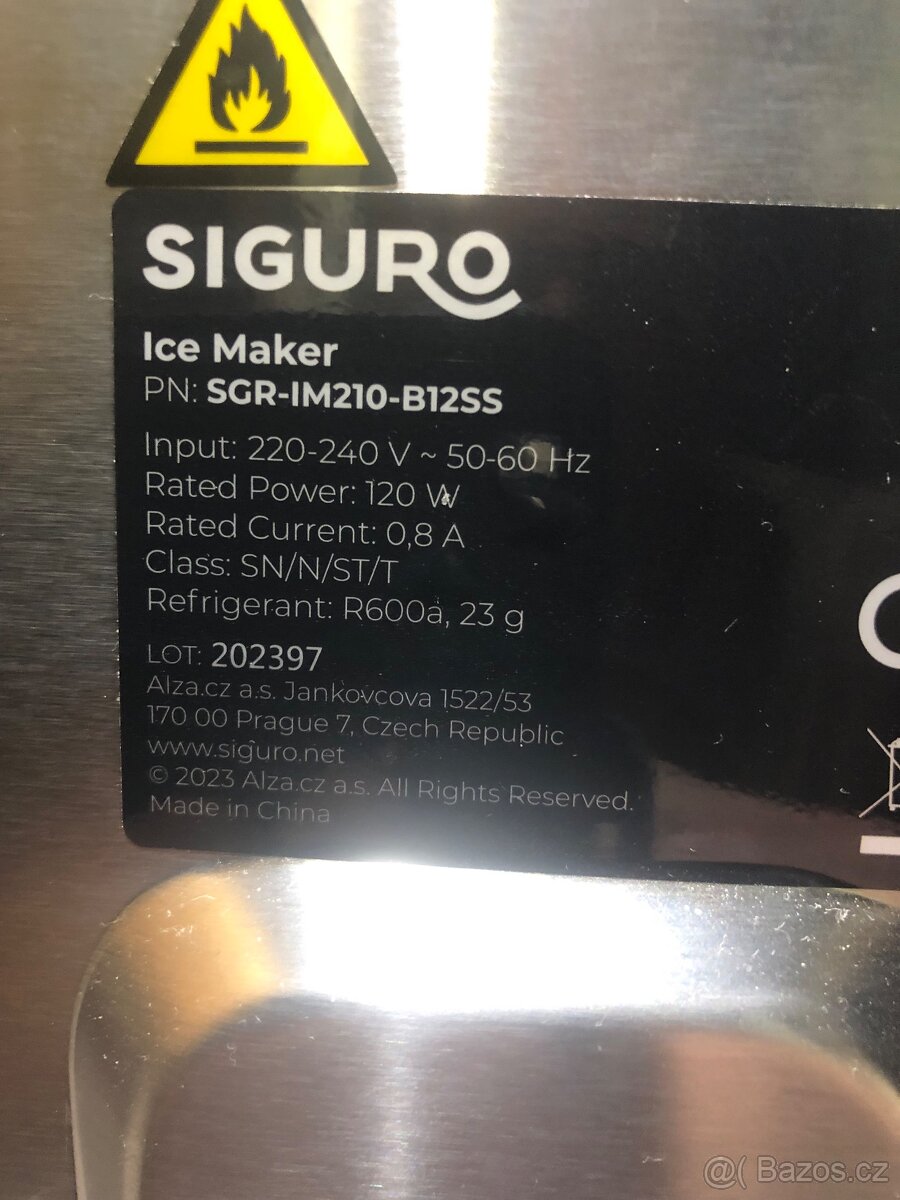 Výrobník ledu Siguro Ice Touch IM210 - 6