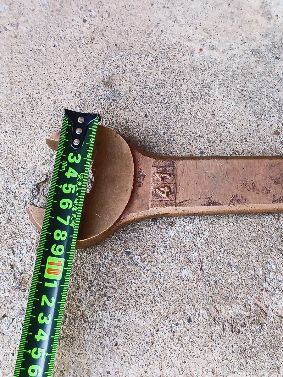 Plochý klíč 36 x 41 bronz - 6