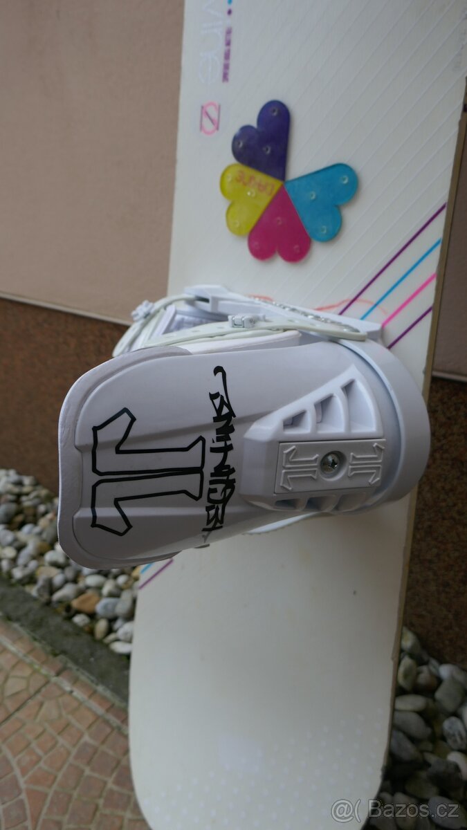 Snowboard NIDECKER DIVINE 149CM/VÁZÁNÍ BURTON - 6