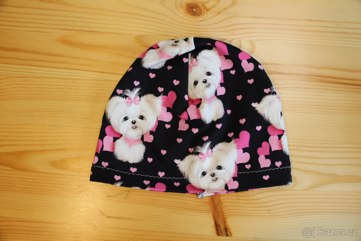 Dětská podzimní čepička - více motivů - 6