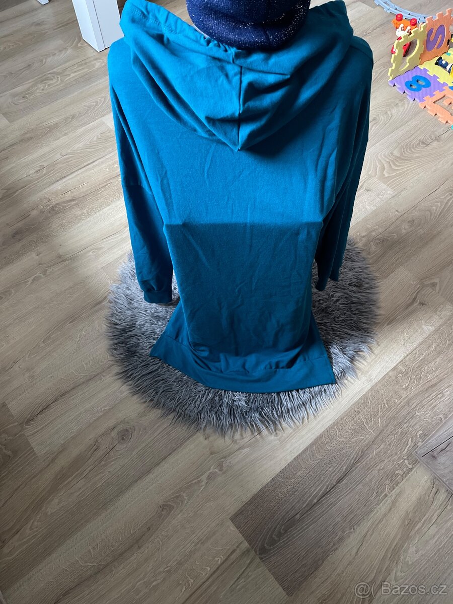 Delší oversize mikina - 6