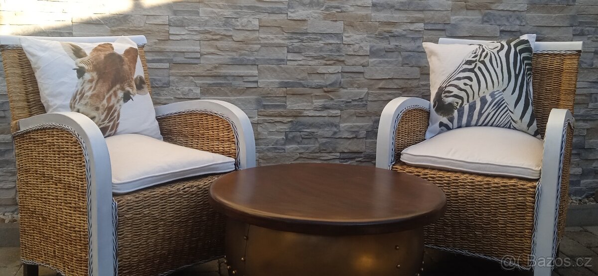 Ratanová křesla 2ks - 6