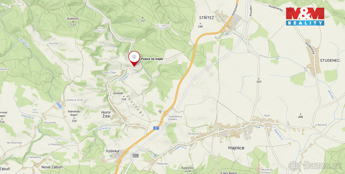 Prodej pastviny, 2160 m², Hajnice - 6