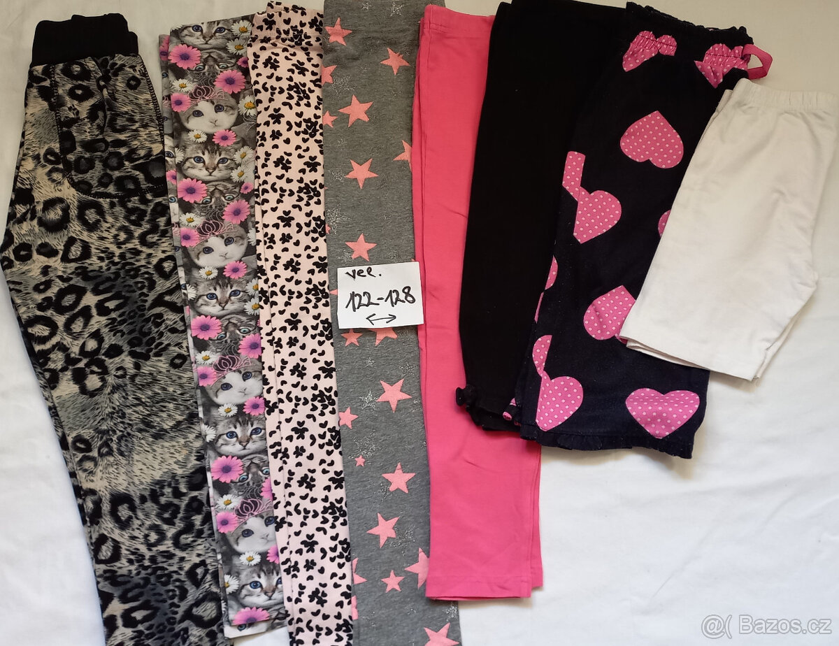 Dívčí elasťáky vel.od 104-až po vel.S - 6