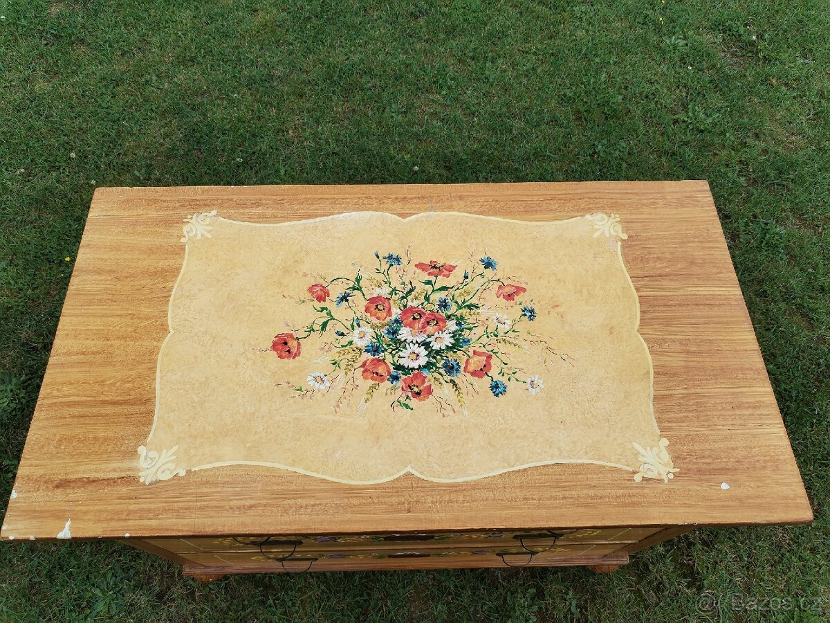 Ručně malovaná komoda - 6