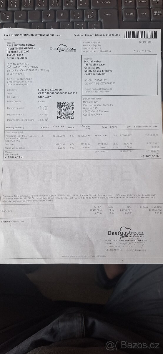 Cukrářská chladící vitrína - 6