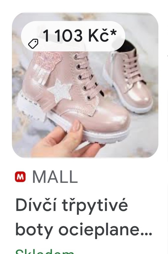 Zateplene dětské - dívčí boty vel. 23 - 6