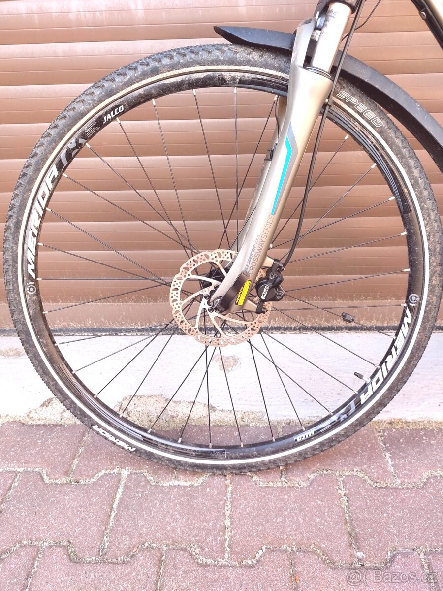Prodám crossové kolo Merida 300, vhodné na výšku 180-200cm - 6