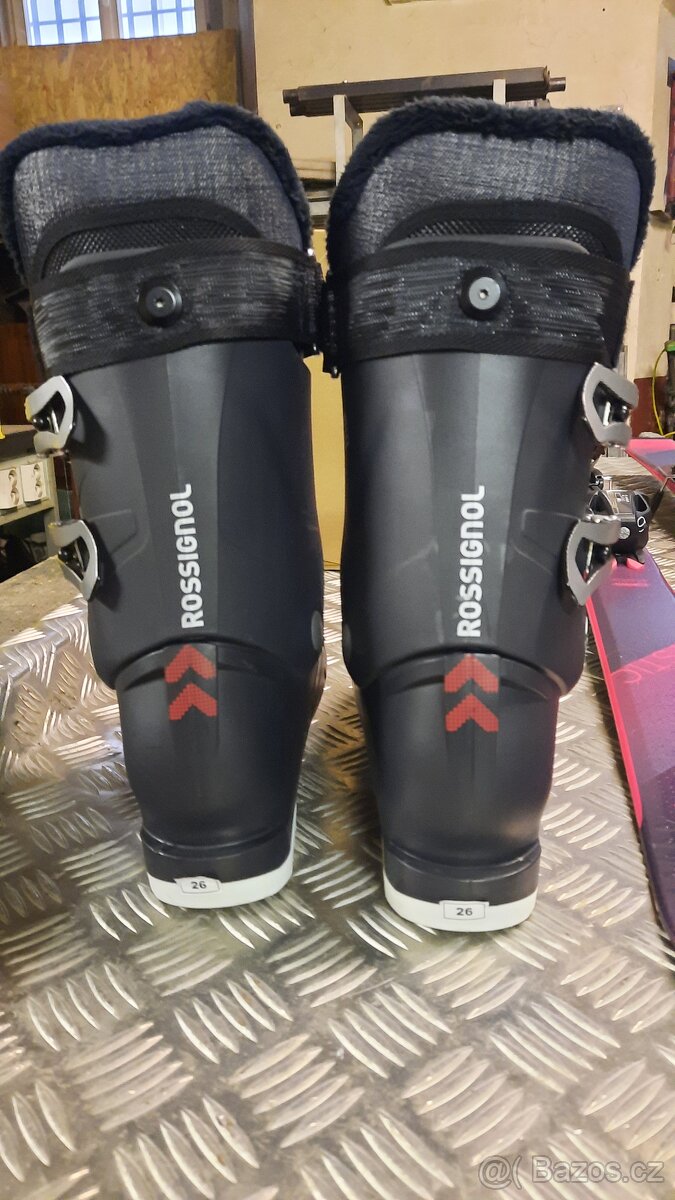 Lyže ELAN 152, Boty ROSSIGNOL ( nové ) Dámský set - 6
