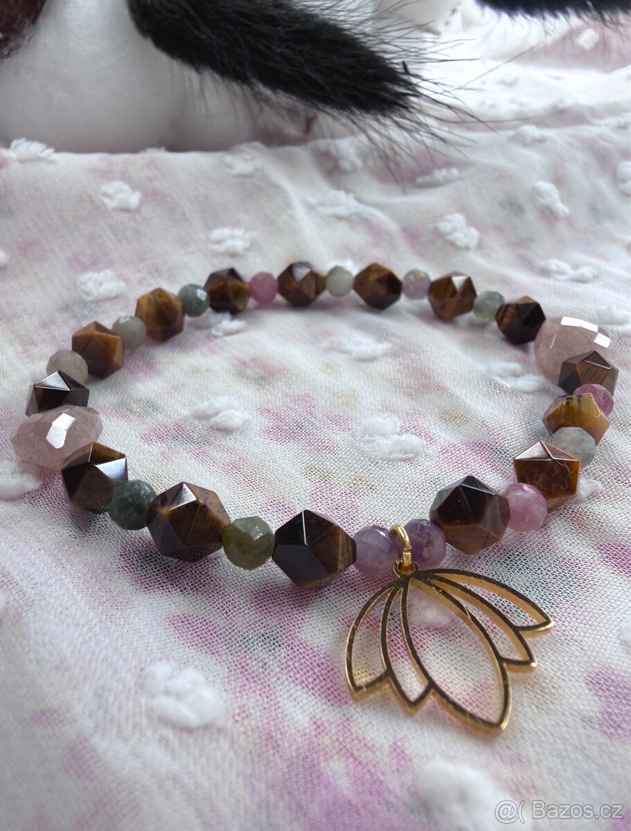 Náramek z minerálů - 6