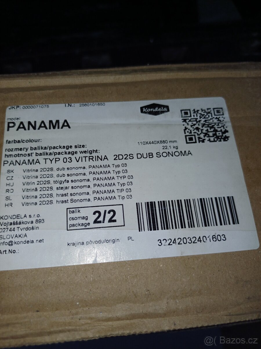 Vitrína 2D2S PANAMA Typ 03 - 6