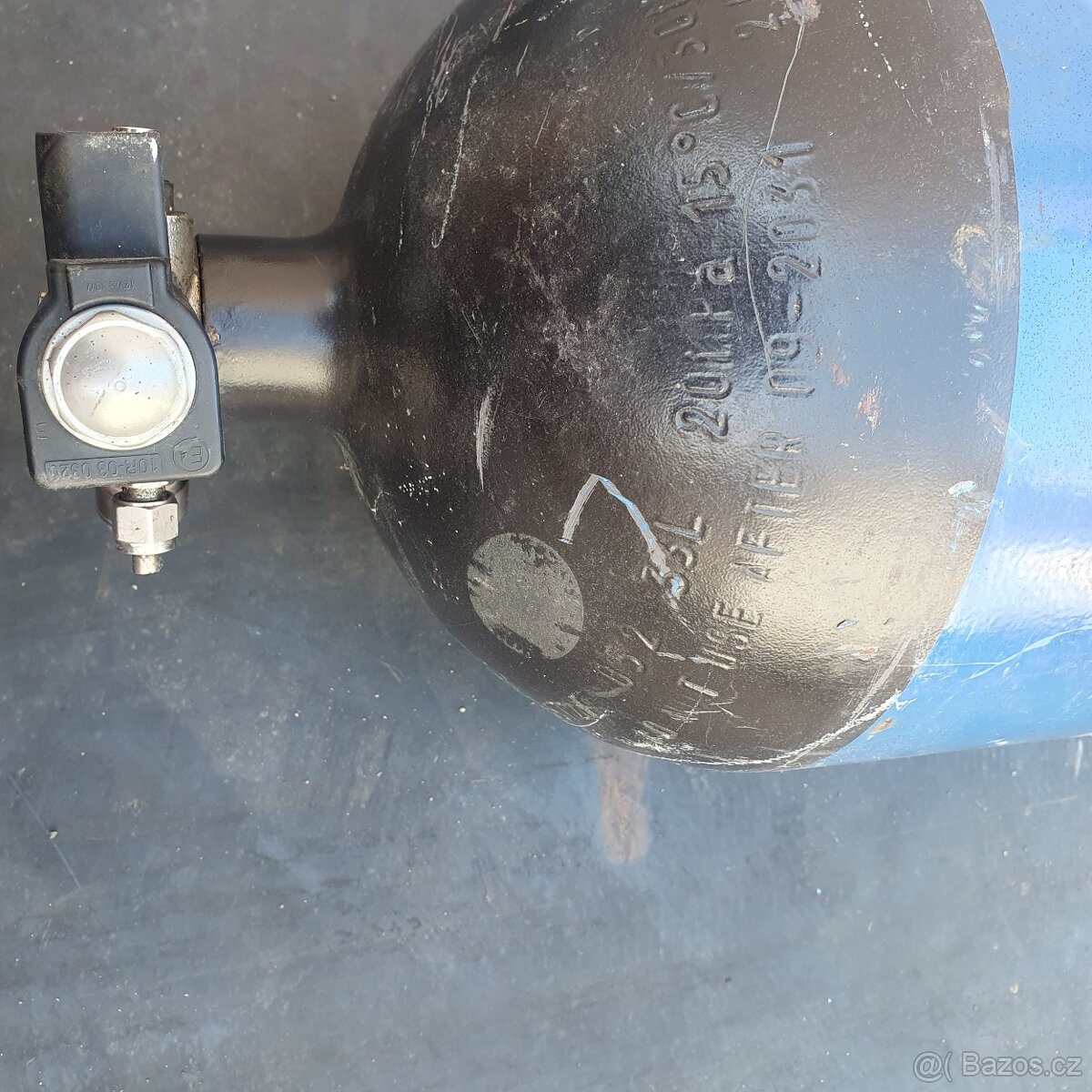 Prodám dvě ocelové tlakové lahve (nádrže) na CNG. - 6