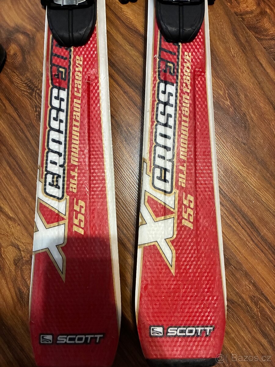 Lyže Scott + lyžáky - 6