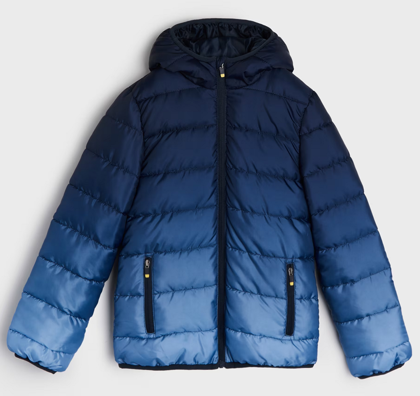 ☘️ 2x klučičí PŘECHODOVÁ BUNDA vel. 134 černá + modrá ☘️ - 6