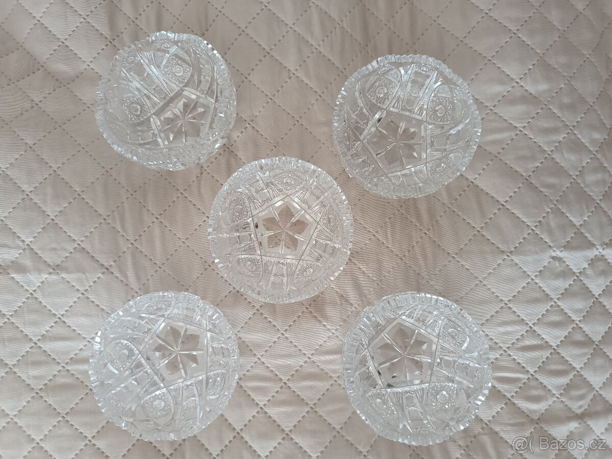 Sada broušeného skla - 6