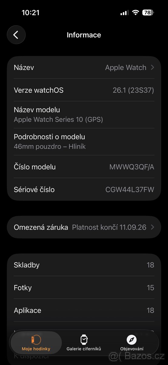 Apple Watch 10 46mm - GPS (V ZÁRUCE DO 11.9.2026) - 6