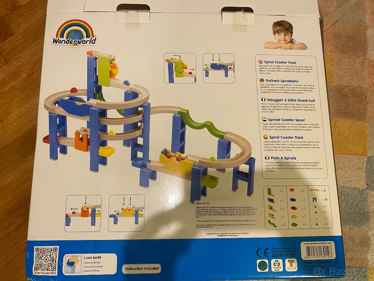 Velká kuličková dráha s efekty Trix Track - 6