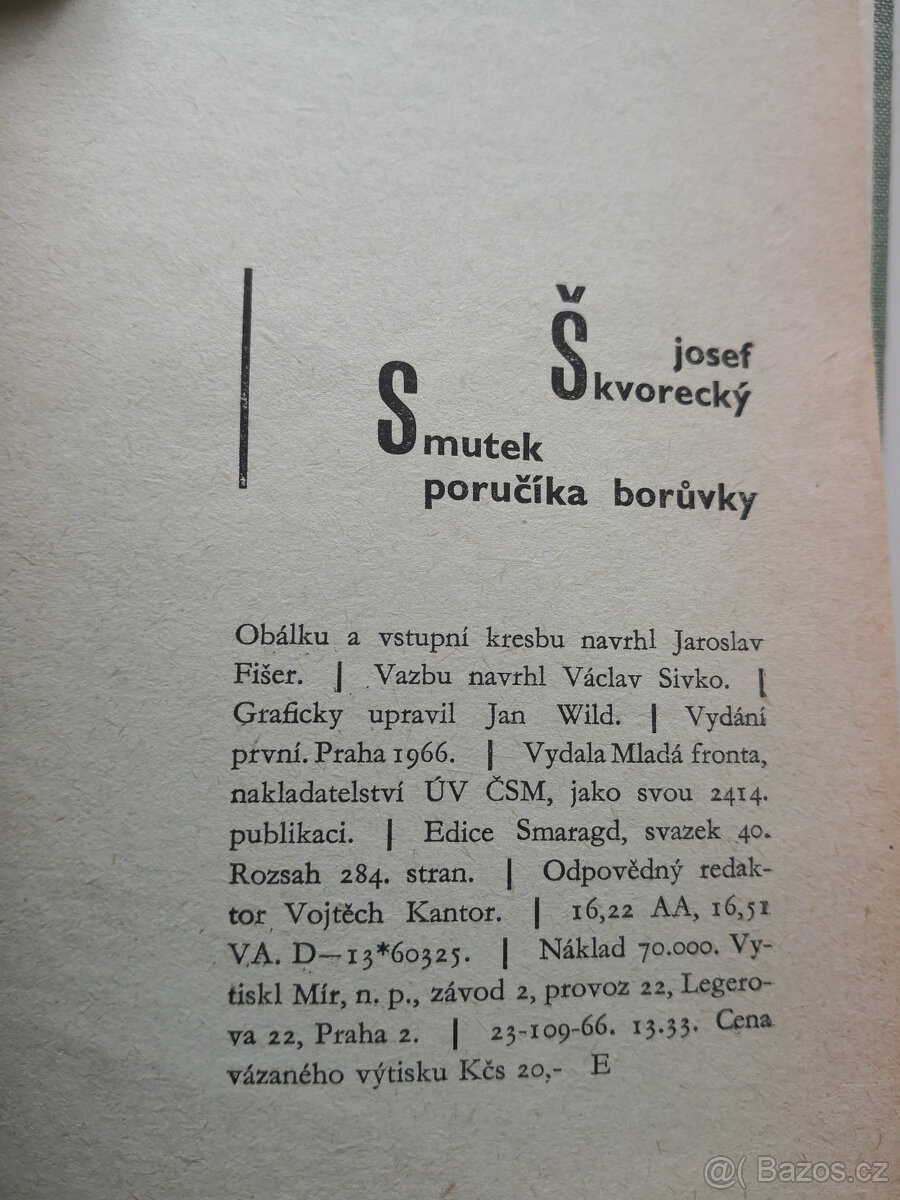 Josef Škvorecký 4x - 6