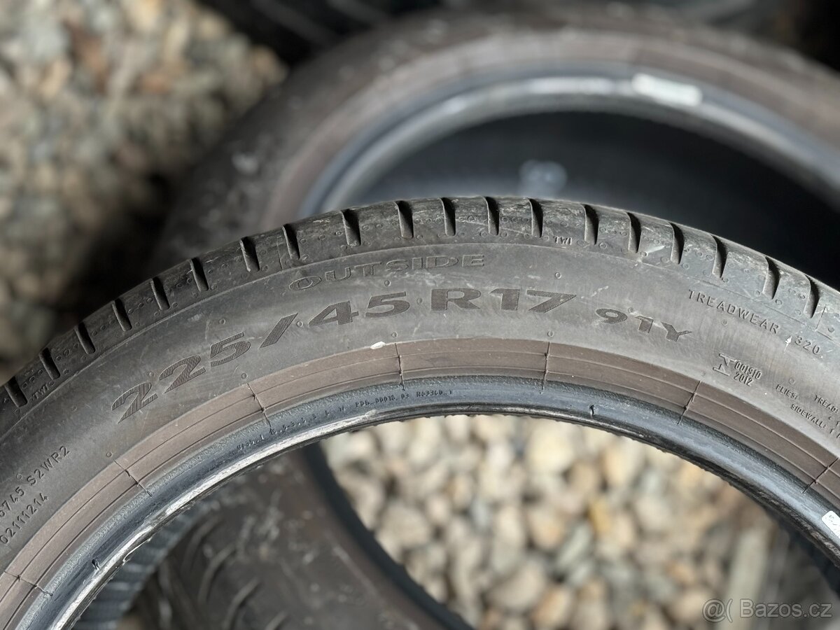225/45/17 - Pirelli letní pár pneu - 6