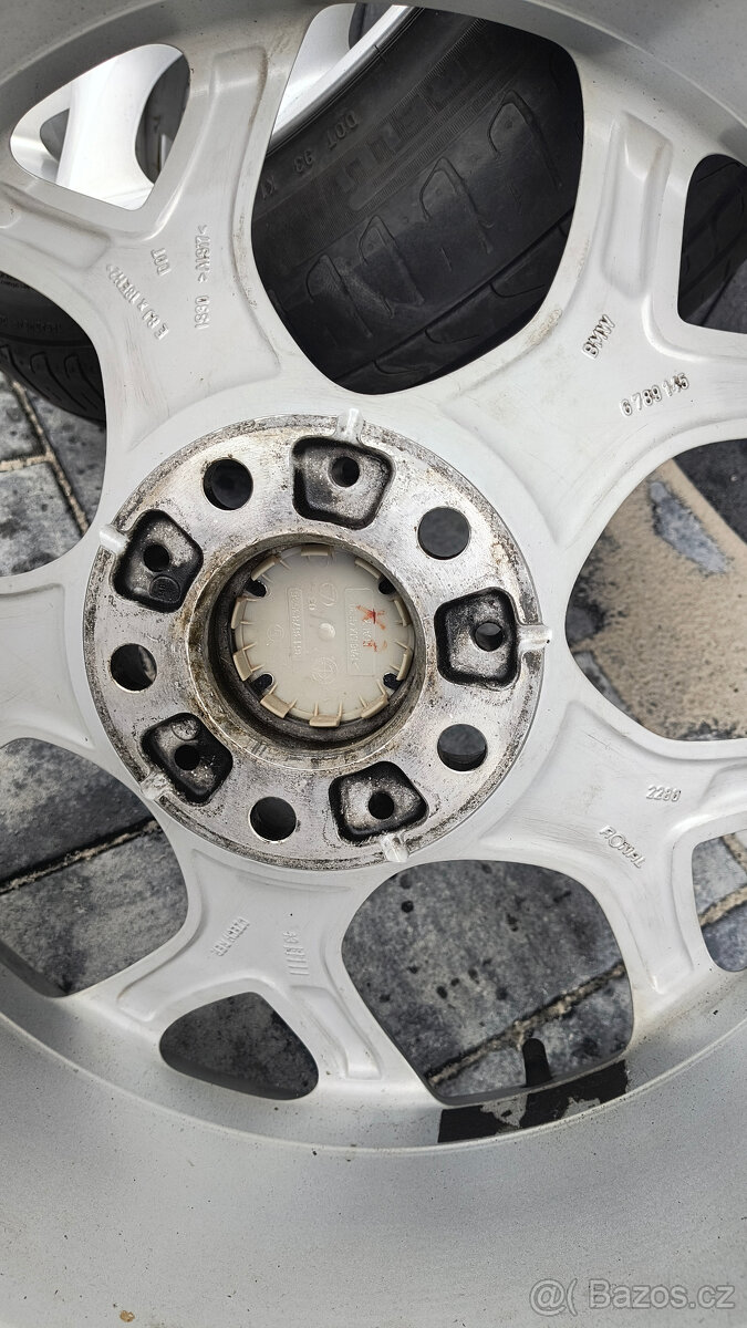 18 originál 5x120 BMW X1 /5 F10 F11 letní 225/45 R18 - 6