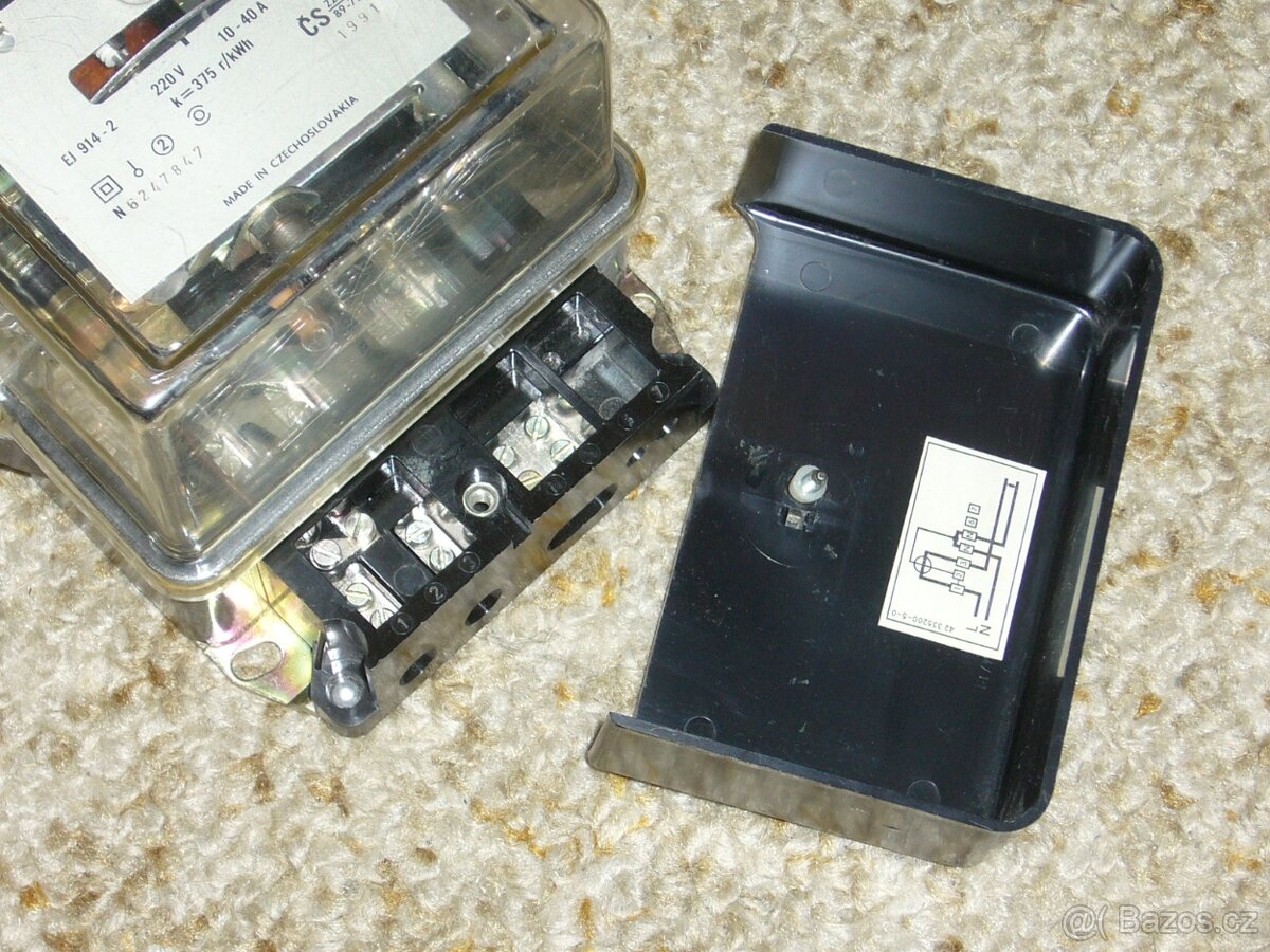 Elektroměr Křižík 220/240 V - 6