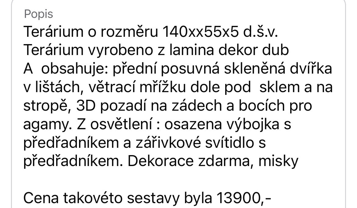 Agama vousatá s terariem - 6