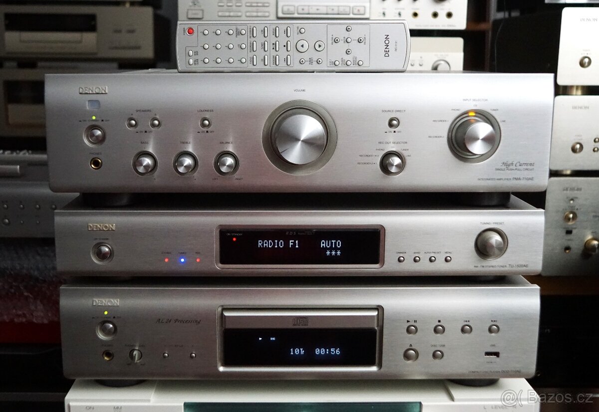 DENON PMA 710 AE zesilovač plus CD DCD 710 AE - 6