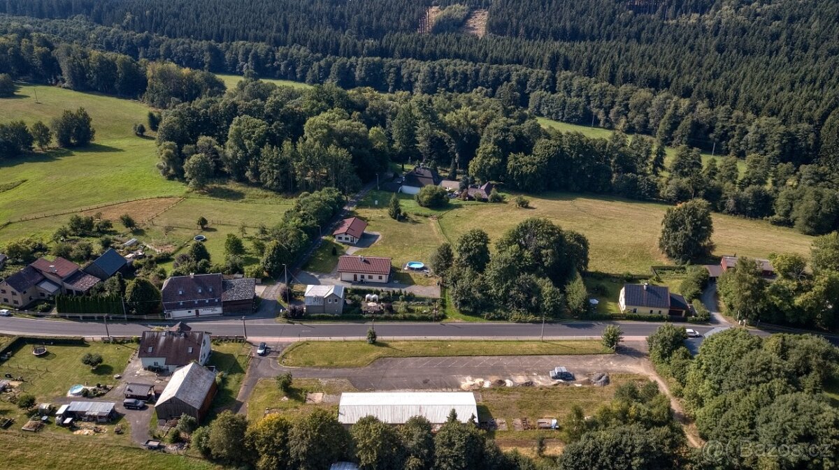 Prodej stavebního pozemku 5 987 m² se stavbou – Broumov - 6