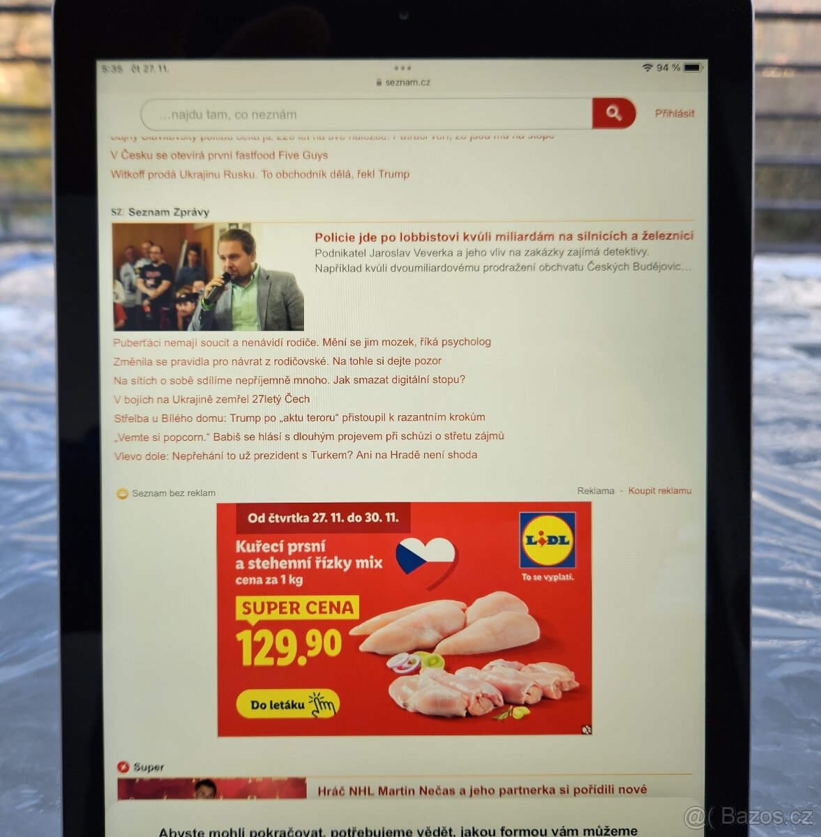 Apple iPad 5 gen. / 32GB Uložiště / Wi-Fi – Space Gray - 6