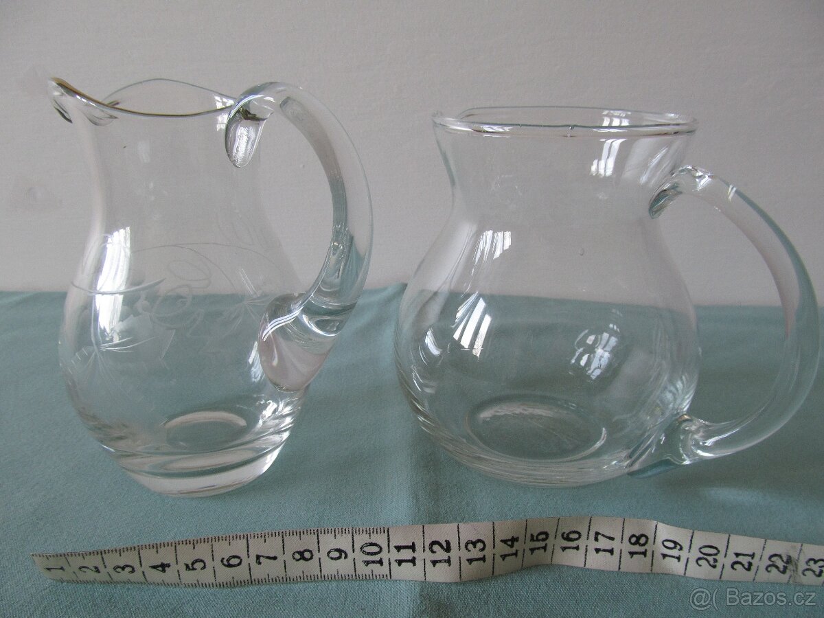 Skleněný džbánek s víkem +2 +1 - 6