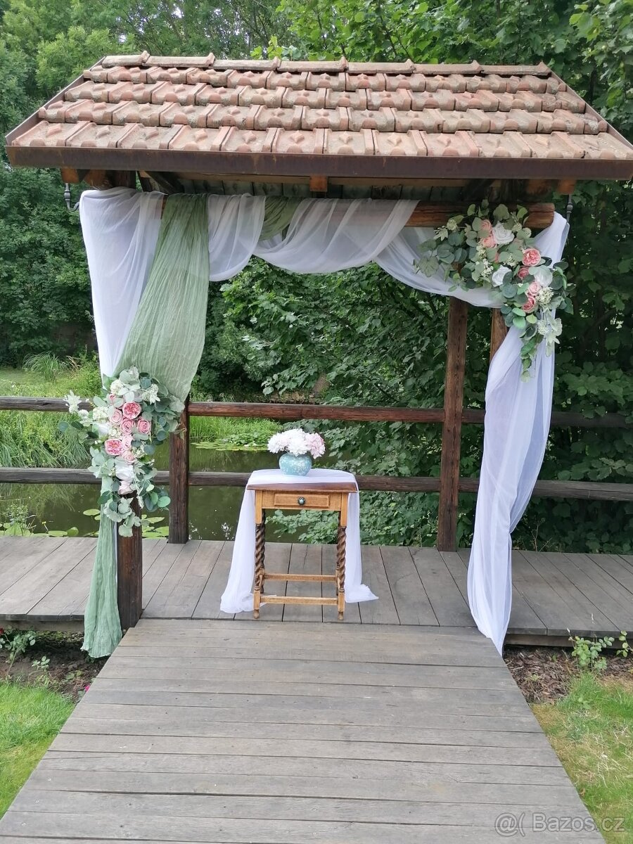 Svatební dekorace - přírodní styl - 6