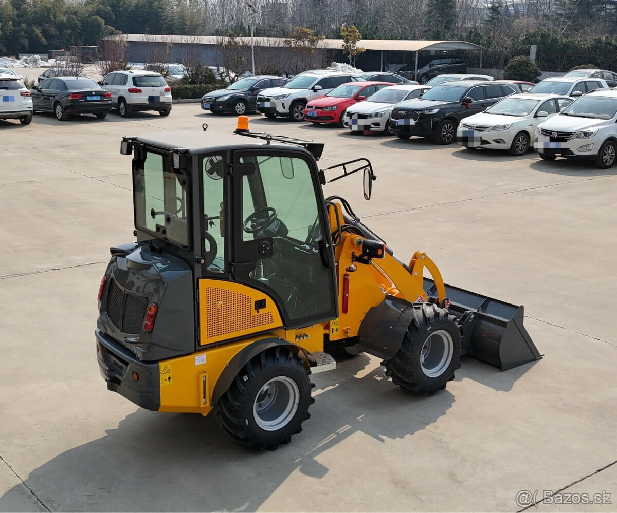 Predám Kolesový mini-nakladač KIMA K1090 4x4 Tal. hydraulika - 6