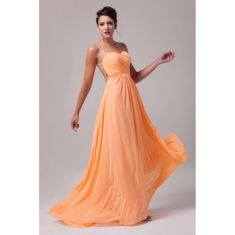 SPSPOLEČENSKÉ MATURITNÍ ŠATY S MALOU VLEČKOU vel.34/36 - 6