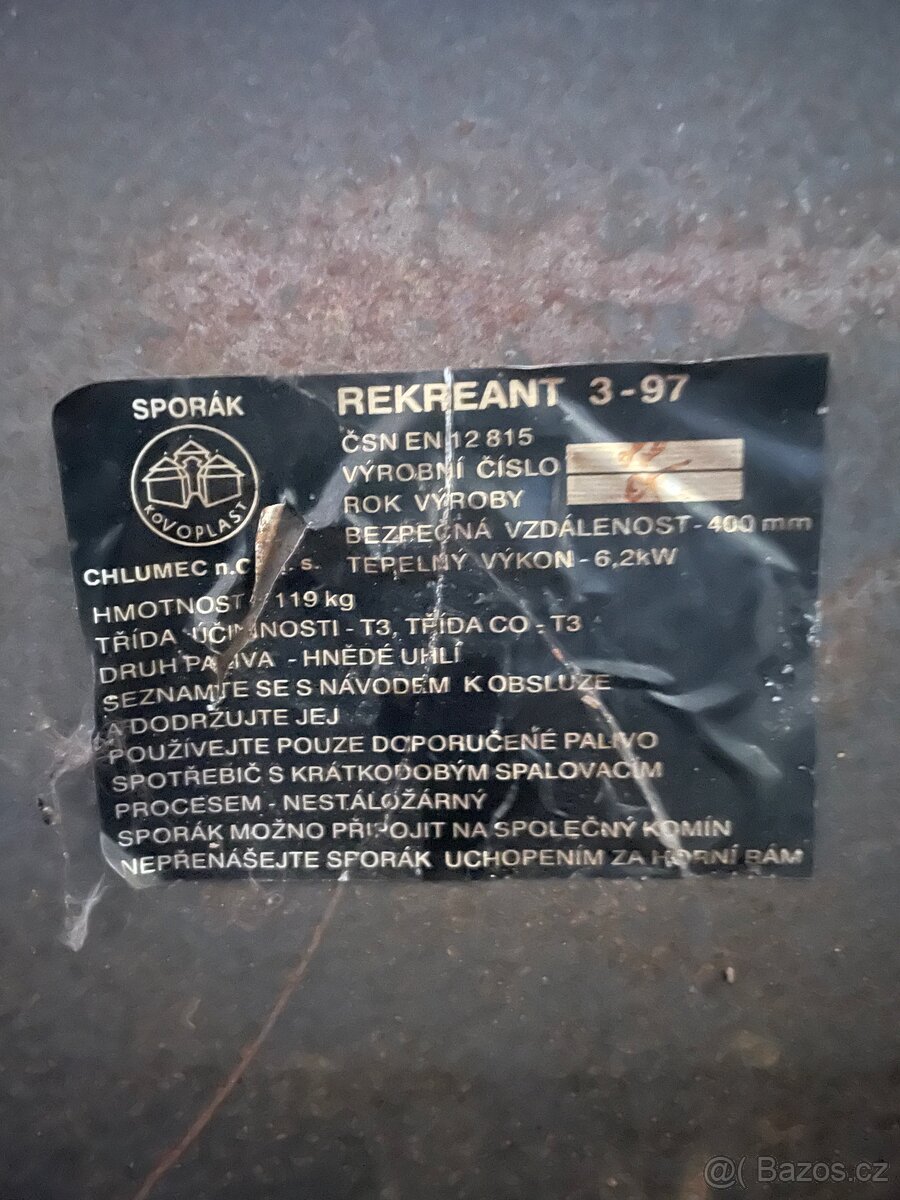 Sporáková kamna - 6