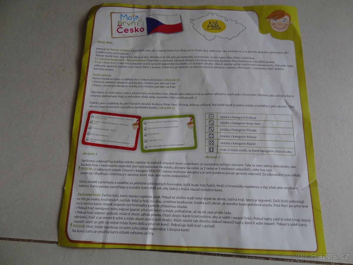 Dětská společenská hra Moje první Česko ALBI - 6
