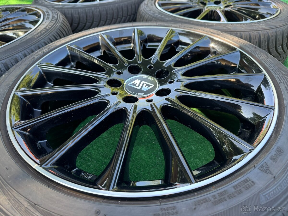 Alu kola Mercedes 5x112 R18 C class zima MSW - 6