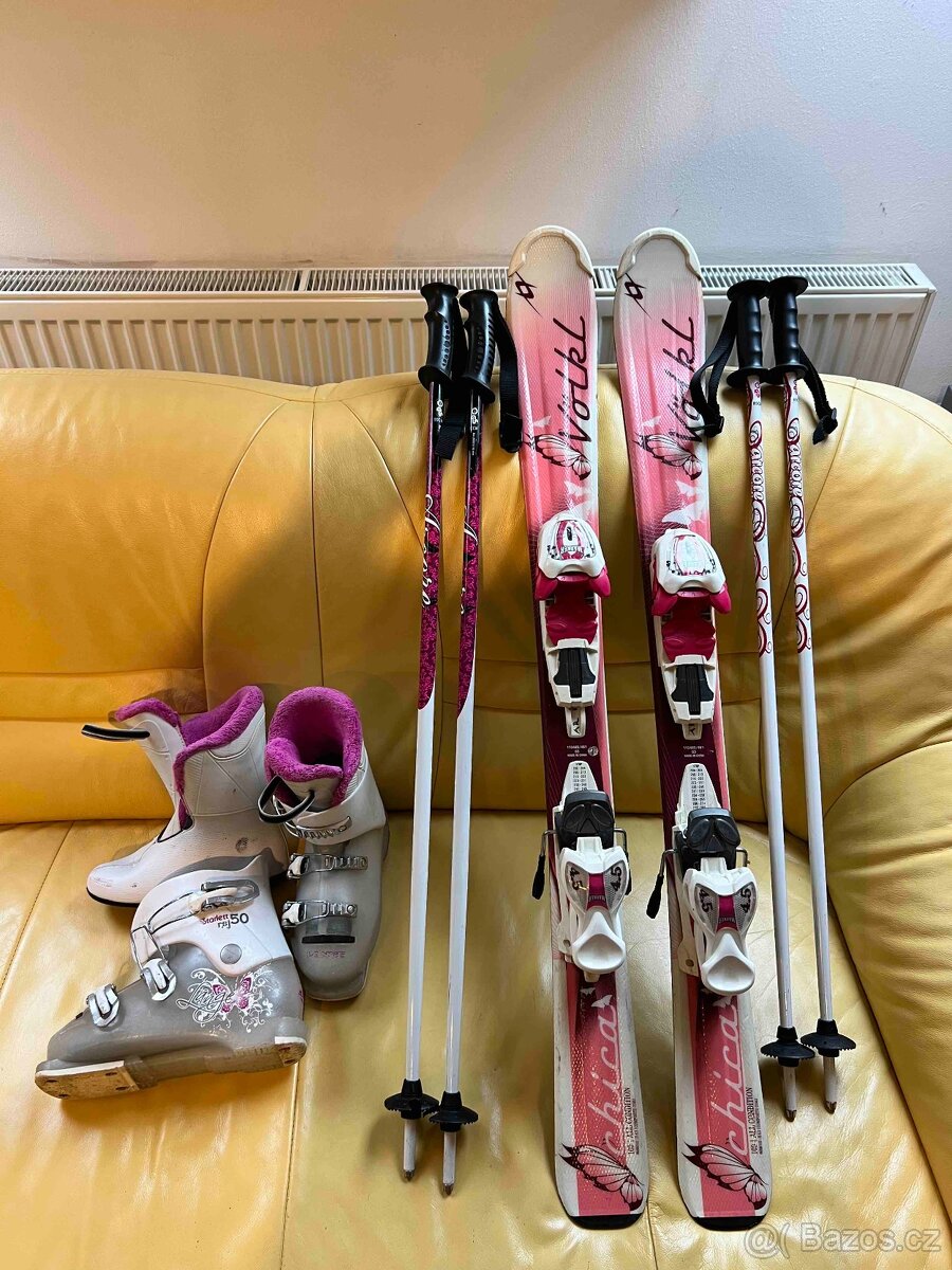 Dětský lyžařský set lyže 100 cm - 6