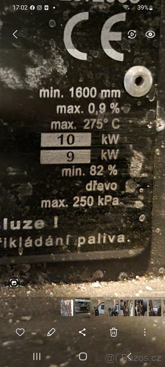 Krbová kamna s vymenikem - 6