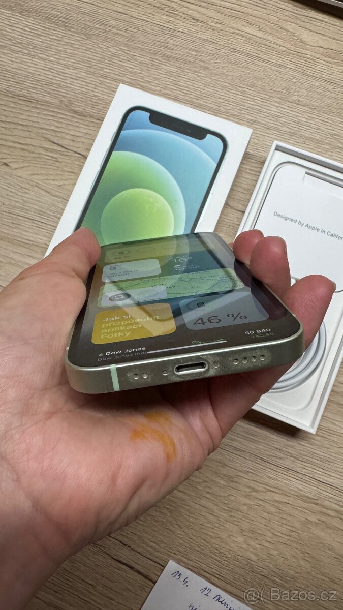 IPhone 12mini 64GB zelený, pěkný stav - 6