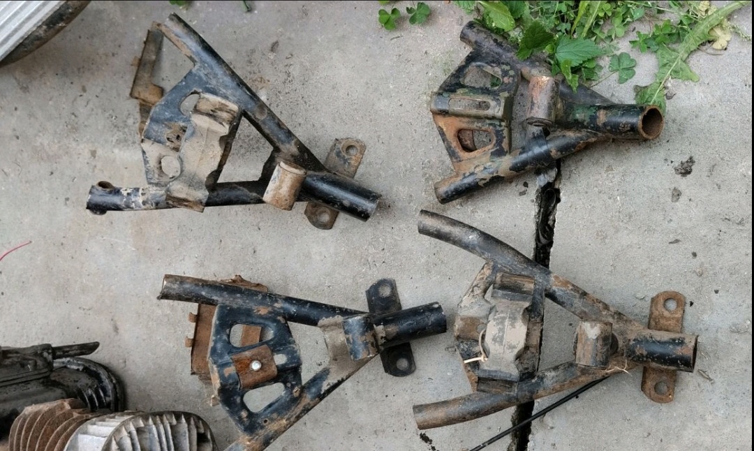 Rám sajdy vidlice kyvka držák na rezervu přední vidlice - 6