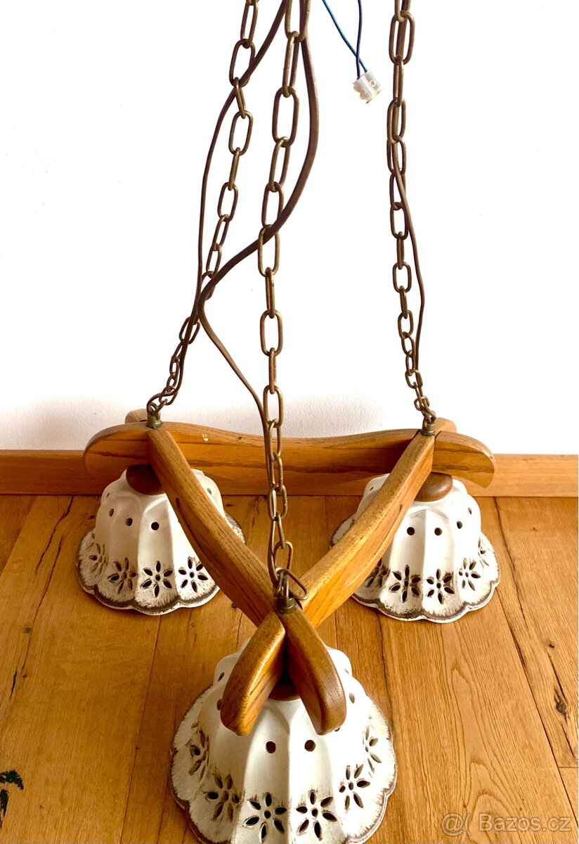 Starý krásný romantický lustr - 6