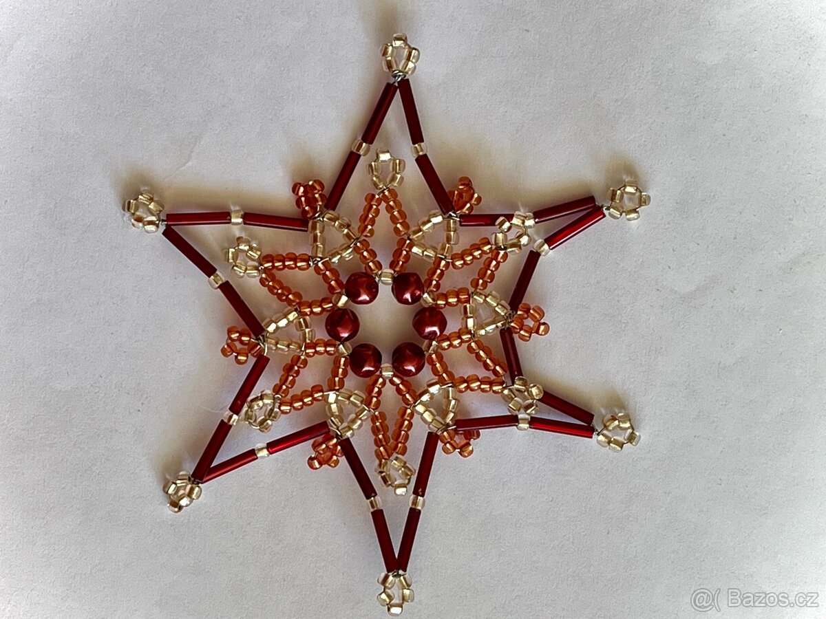 Vánoční ozdoby z korálků - 6