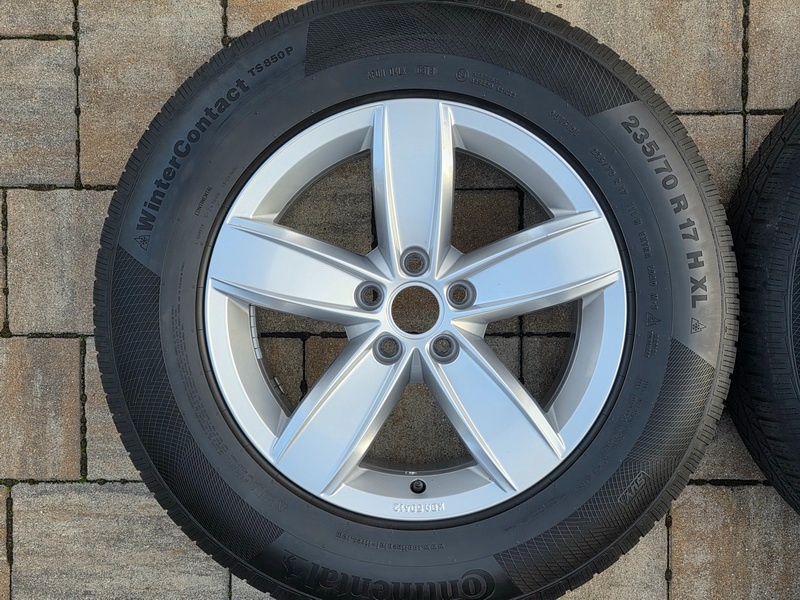originál VW Touareg III Corvara 7,5x17" 5x112 ET18 s pneu - 6