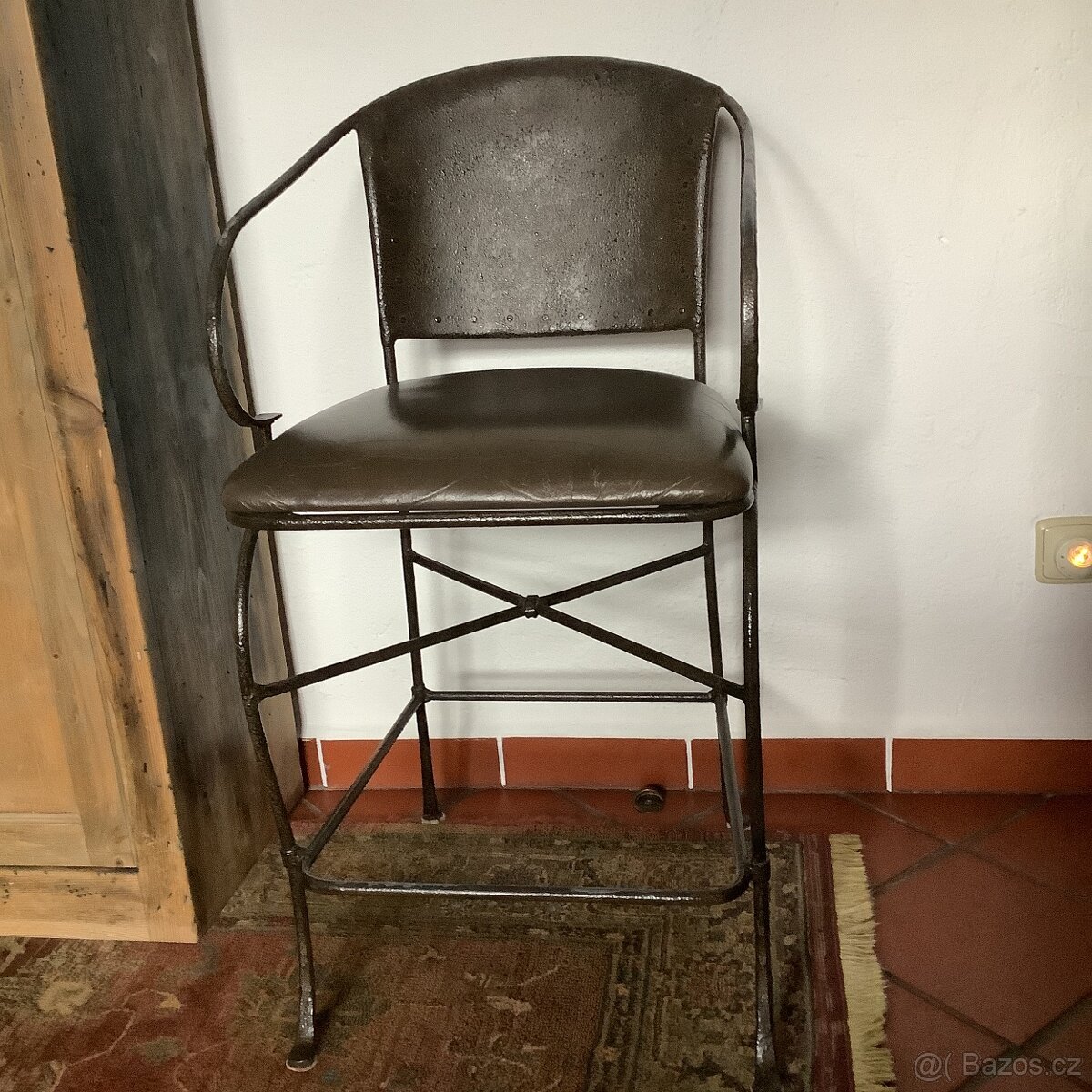 Kovaná barová židle - 6
