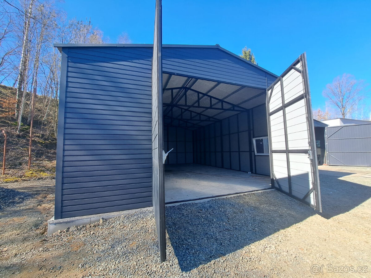 Plechová hala 8x12m - 6