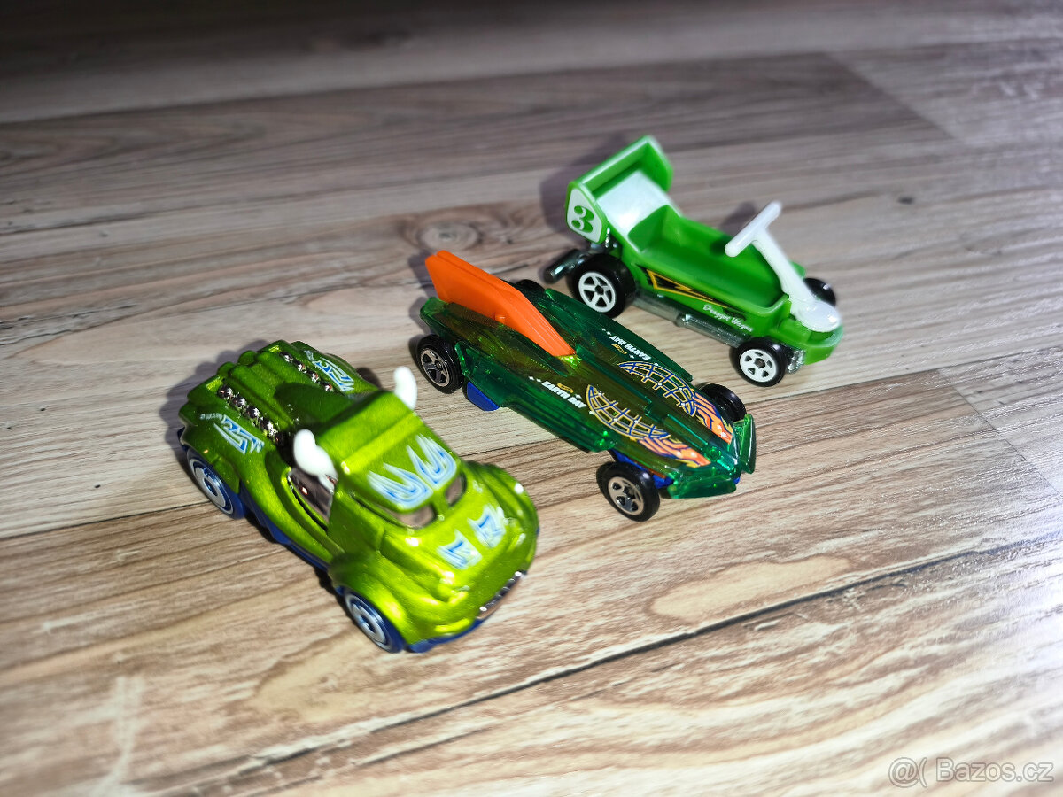 Sada 10 autíček Hot Wheels Mattel - 6