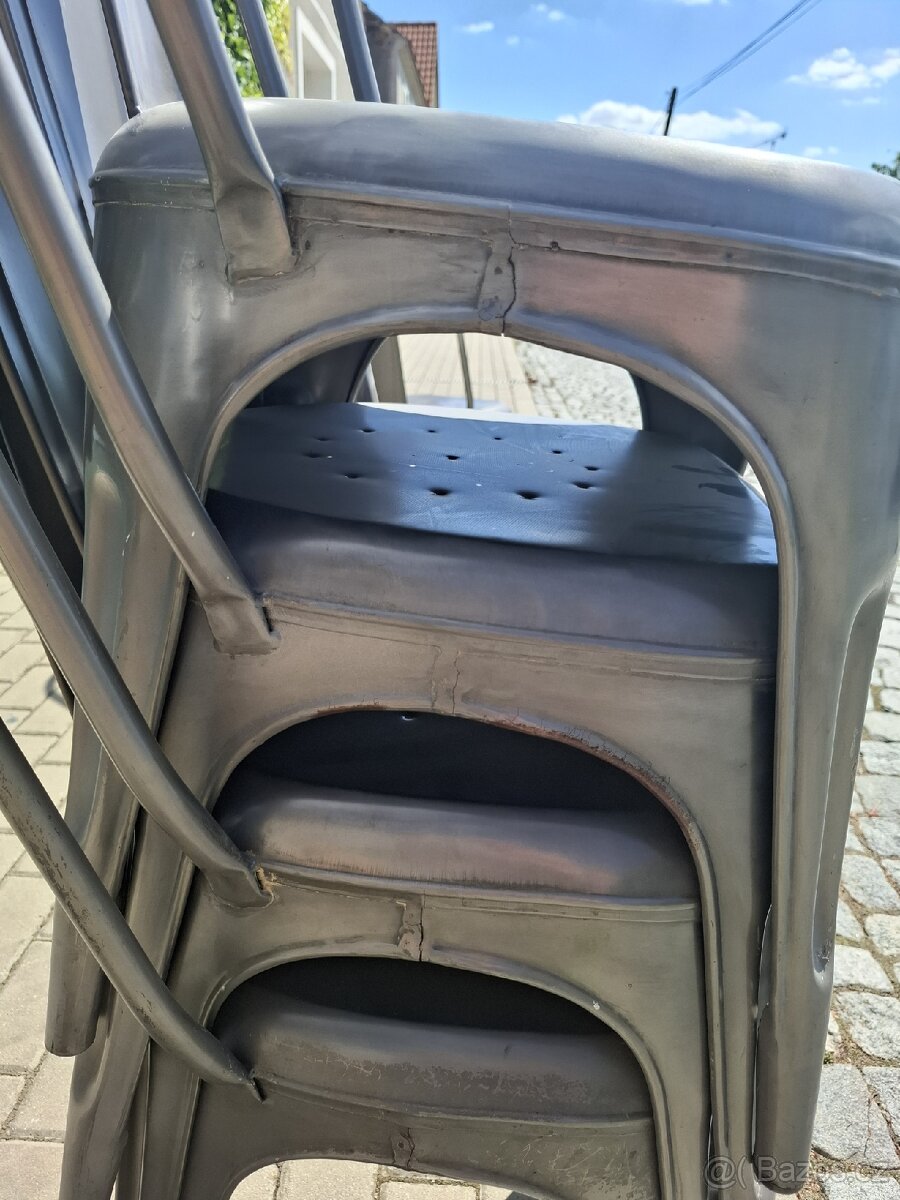 38x kovové gastro židle - 6