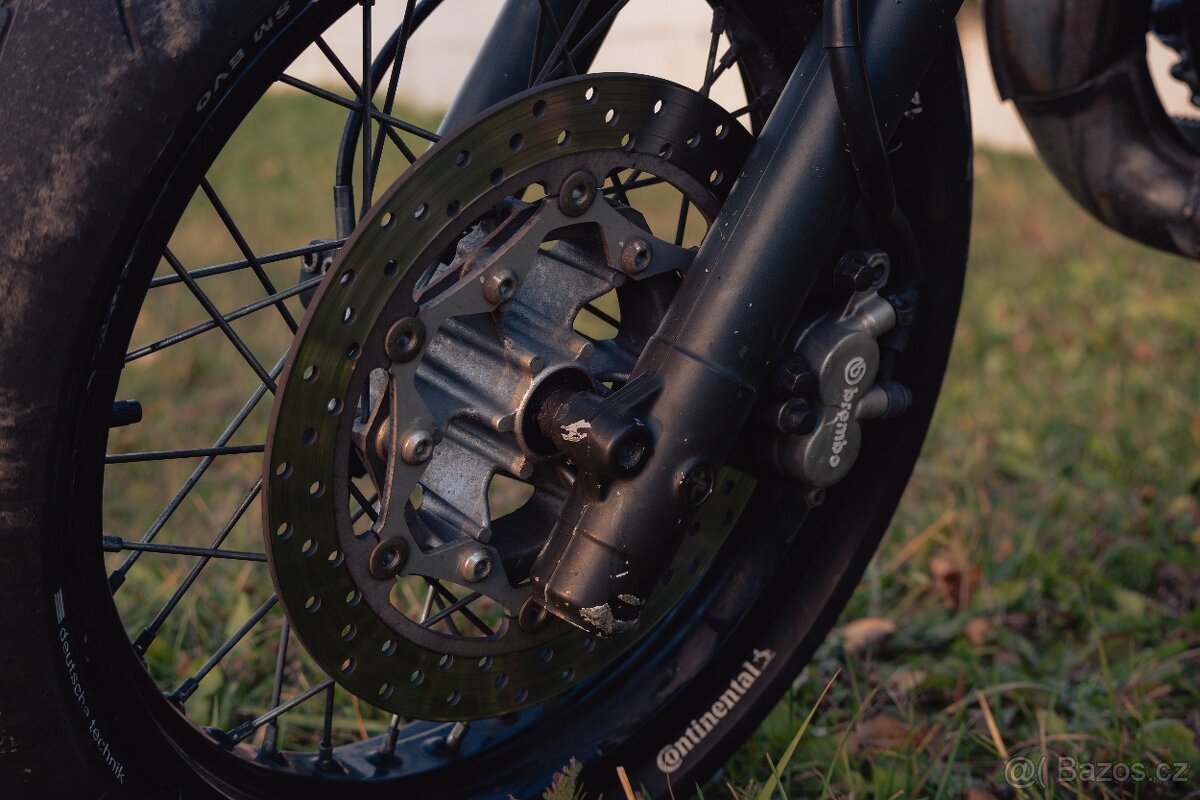 Yamaha DT 125 X – tyrkysová bestie, otevřená na 18 kW (A1) - 6