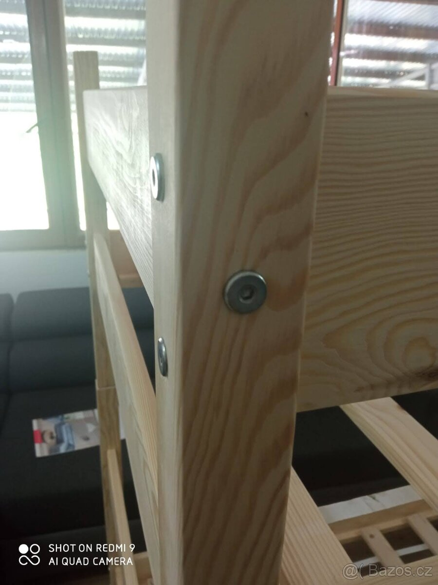 Vzorková masivní palanda /patrová postel šíře 80 a 90 cm - 6