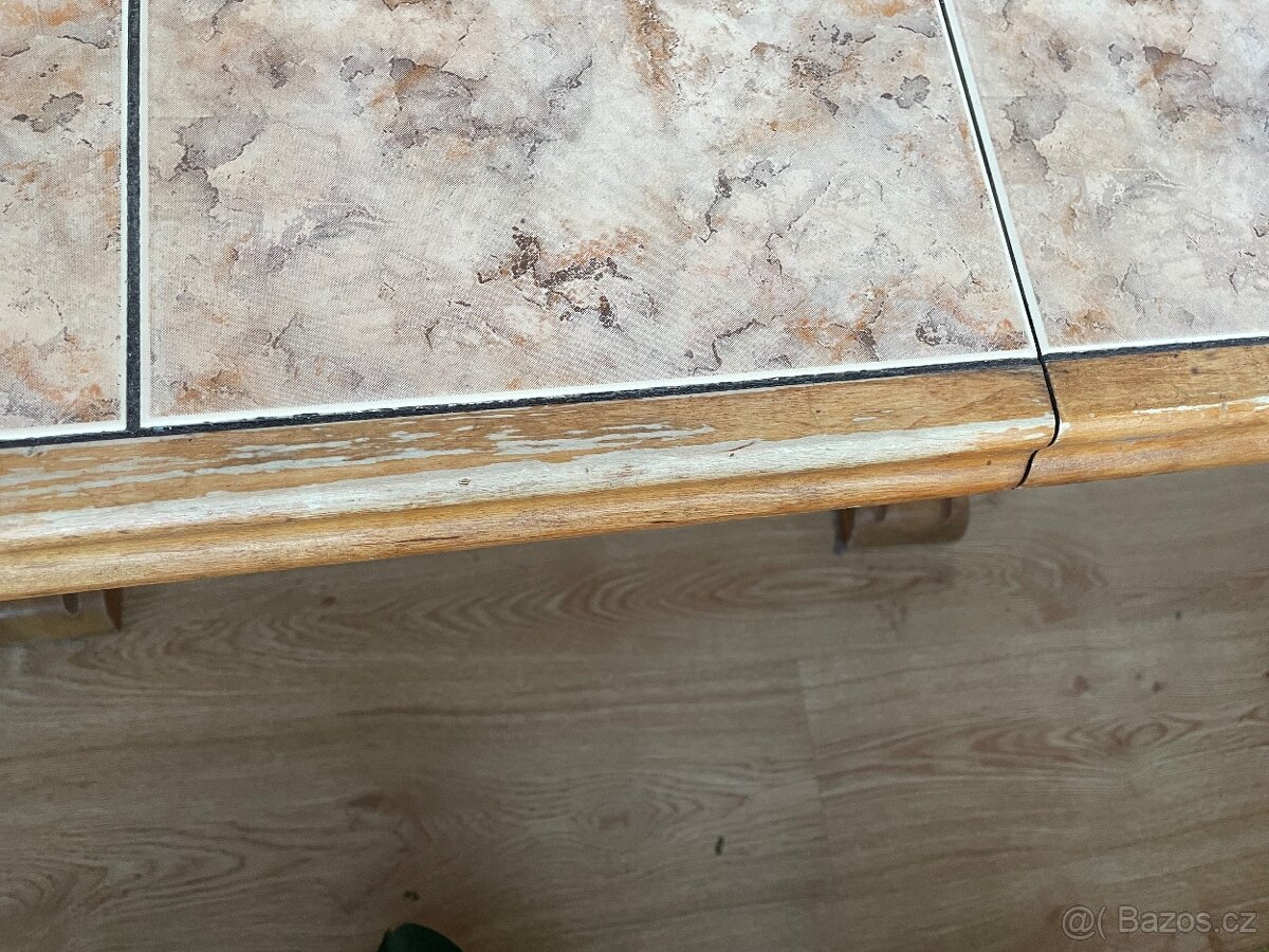 Masivní rustikální stůl – rozkládací + výškově nastavitelný - 6